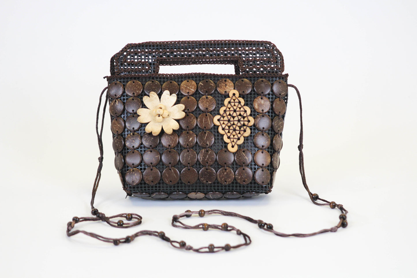 Moti Beaded Handle Crossbody