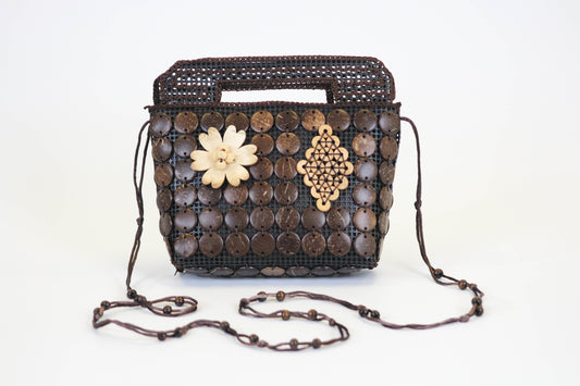 Moti Beaded Handle Crossbody