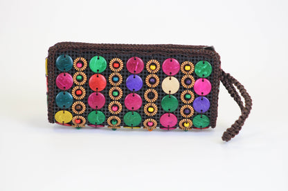 Moti Beaded Wristlet - Shine
